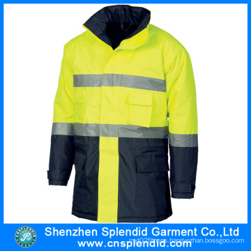 Mens Workwear Industrial Work Safety Reflective Jacket